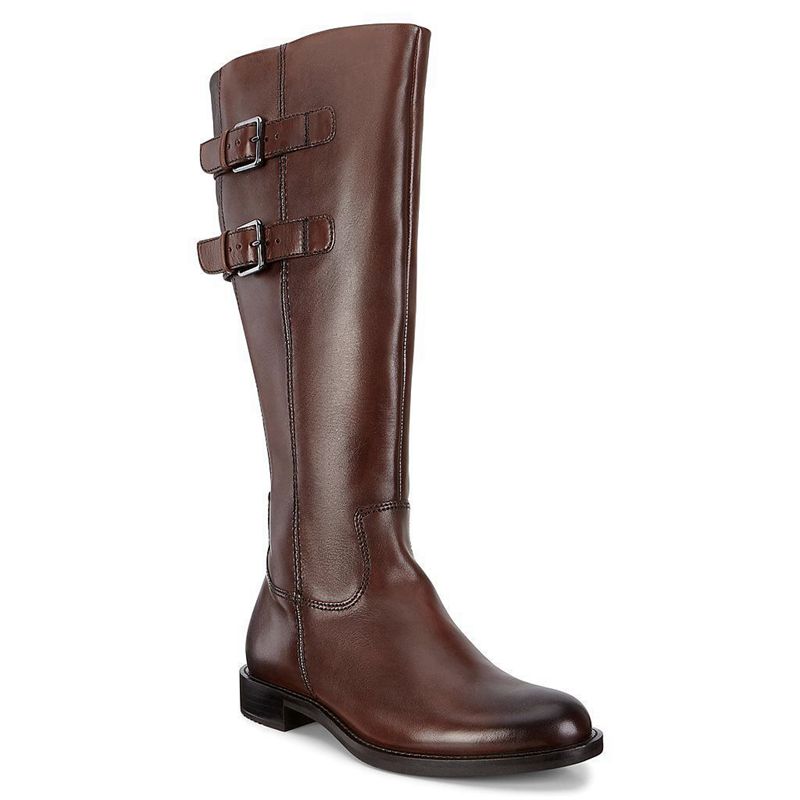 Botas Ecco Shape 25 Para Mujer,Marrones,031258-ERO